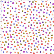 【Loralie Designs】- Fairy Fun Dots ドット柄 ホワイト/カラフル -(ULH-420)