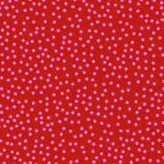 USAコットン  輸入生地【Loralie Designs】ロラライハリス - Dinky Dots Red / Pink Fabric -ロラライハリス  ドット柄生地  レッド×ピンク(ULH-190) レッド系