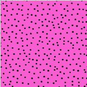 【Loralie Designs】USAコットン -Dinky Dots Cerise / Black- ディンキードット ドット柄(ULH-206)ピンク系