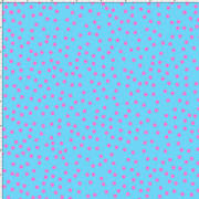 USAファブリック【Loralie Designs】ロラライハリス - Dear Dots Turquoise/Pink - ディアドット ドット柄ターコイズピンク(ULH-233)ライトブルー系