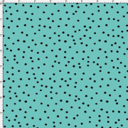 【Loralie Designs】-Dinky Dots turquoise/Black -ドット柄(ULH-239)ライトブルー系