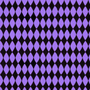 USAインポートファブリック【Loralie Designs】ロラライハリス Diamond Purple  Black  ダイヤモンドチェック柄 パープル系(ULH-271)