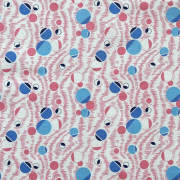 USA輸入生地  サーティーズ  ドット柄  ピンク系  USAコットン(UTH-012)