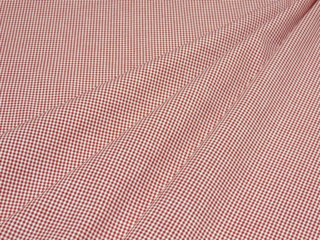 T/Cギンガムチェック布地