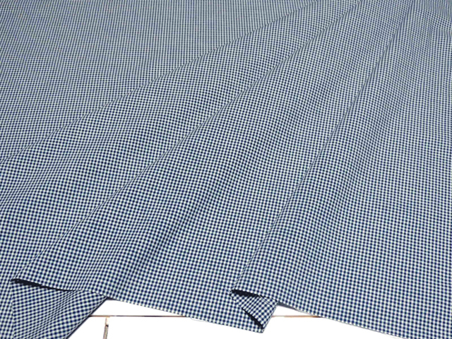 T/Cギンガムチェック布地