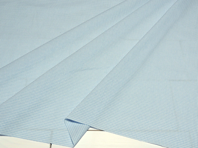 T/Cギンガムチェック布地