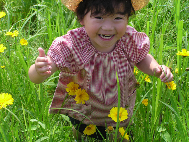 子供スモック・半袖/90・100センチ【乳幼児用】