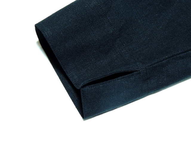 VえりTブラウスショート丈長袖