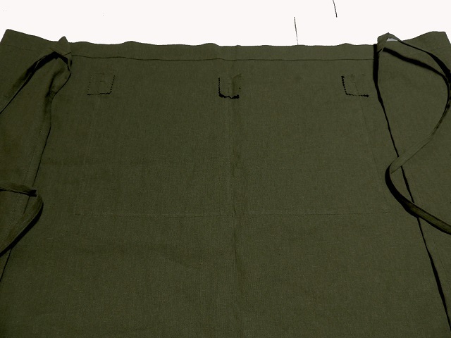 綿麻カフェエプロン