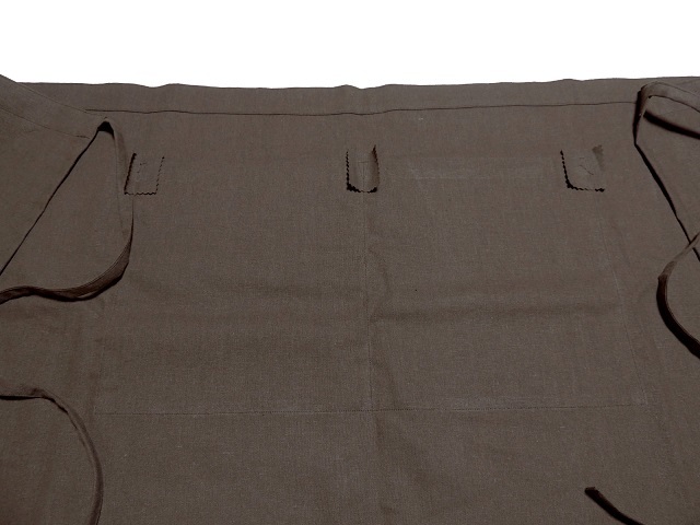 綿麻カフェエプロン