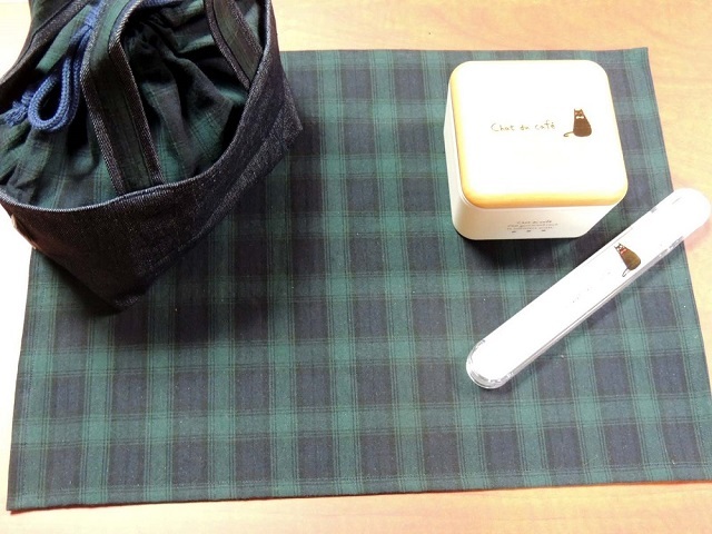 ランチョンマットMサイズ/タータンチェック 30×41cm