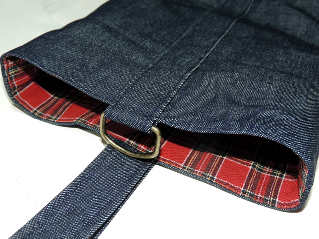 デニムタータンシューズ入れ