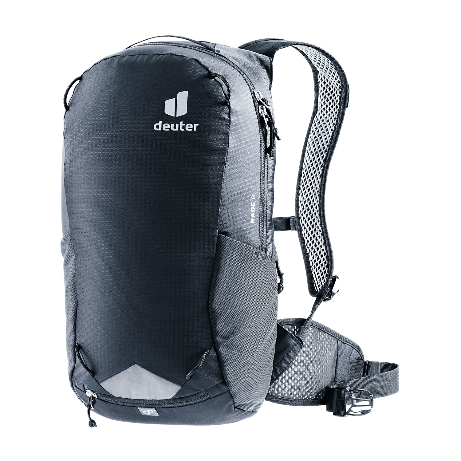D3204023-7000 Deuter Race 8 ドイター レース 8 ブラック リュックサック