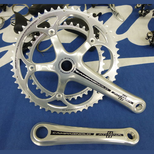 CAMPAGNOLO 2015 ATHENA POWER TORQUE CRANK SILVER（カンパニョーロ アテナ パワートルク クランク シルバー）
