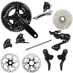 SHIMANO 105 R7100 R7120 12s PREMIUM MECHANICAL SHIFTING DISK COMPONENT SET