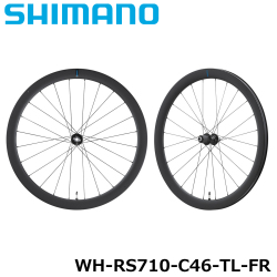 SHIMANO WH-RS710-C46-TL-F/R シマノ チューブレス ホイール 前後セット