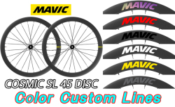 MAVIC COSMIC SL 45 SL45 DISC WHEEL COLOR DECAL LOGO マビック コスミック エスエル 45mm ディスク カラー デカール ロゴ