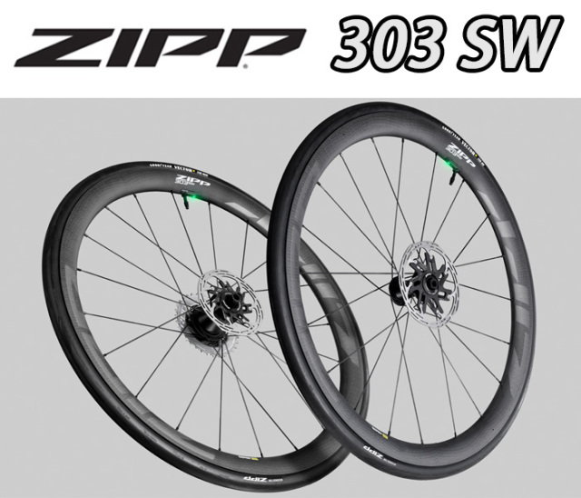 ZIPP 303SW Tubuless DISC F/R WHEEL SET PAIR ジップ 303 S エス