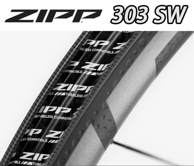 ZIPP 303SW Tubuless DISC F/R WHEEL SET PAIR ジップ 303 S