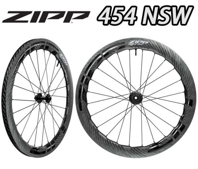 ZIPP 454 NSW Tubuless DISC F/R WHEEL SET PAIR ジップ エヌエス