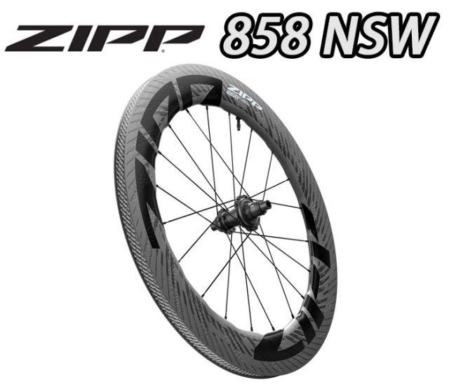 ZIPP 858 NSW Tubuless DISC F/R WHEEL SET PAIR ジップ エヌエス