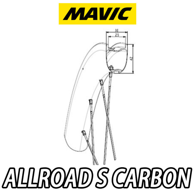 MAVIC 2026 ALLROAD S CARBON DISC F/R PAIR WHEEL SET マビック 2026