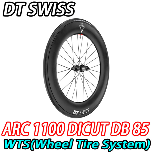 DT Swiss ARC1100 85mm フロントホイール DT SWISS ARC 1100 DICUT DB 85 GEN3 WTS F/R Wheels Set ディーティー