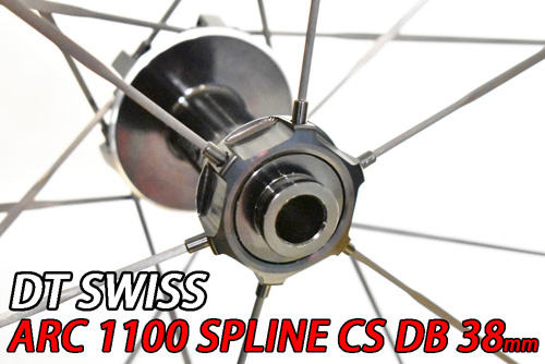 DT SWISS ARC1100 SPLINE CS DB 38 WTS F/R Wheels Set ディーティー