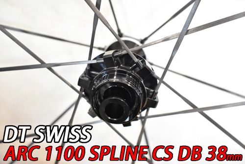 DT SWISS ARC1100 SPLINE CS DB 38 WTS F/R Wheels Set ディーティー
