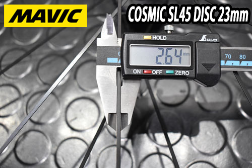MAVIC 2026 COSMIC SL45 DISC 23mm F/R PAIR WHEEL SET マビック 2026