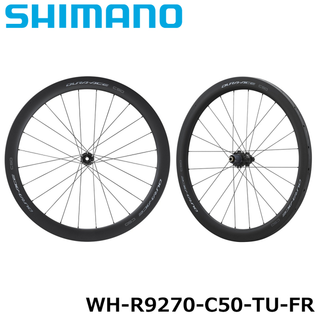 SHIMANO WH-R9270-C50-TU DURAACE DISC BRAKE TUBULAR CARBON WHEEL 