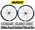 MAVIC COSMIC SLR 32 cosmicslr32 DISC WHEEL WHITE DECAL マビック マヴィック コスミック ディスク ホワイト デカール  ホイール 
