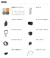 SENA TALKIE INCOME OUTDOOR MESH Intercom セナ トーキー インカム アウトドア 防水 メシュ通信 付属品