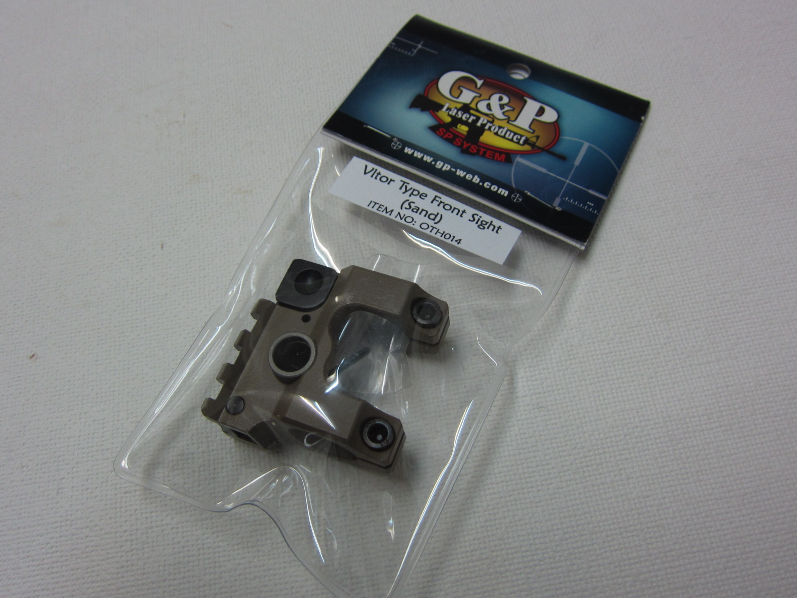 G&P製 Vltor タイプフロントサイトTAN新品