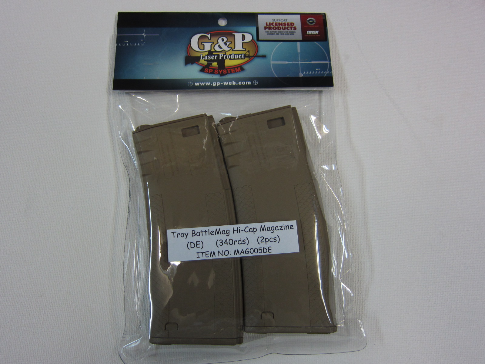 G&P 340rd TROY BattleMag　２個セット新品DE