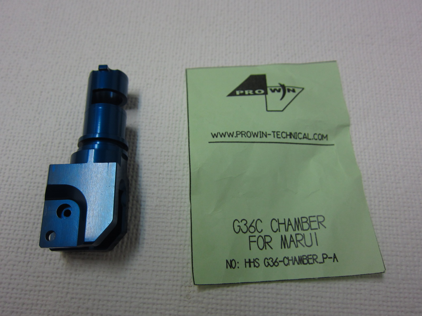 プロウィン製G36用CNC削り出しチャンバー新品