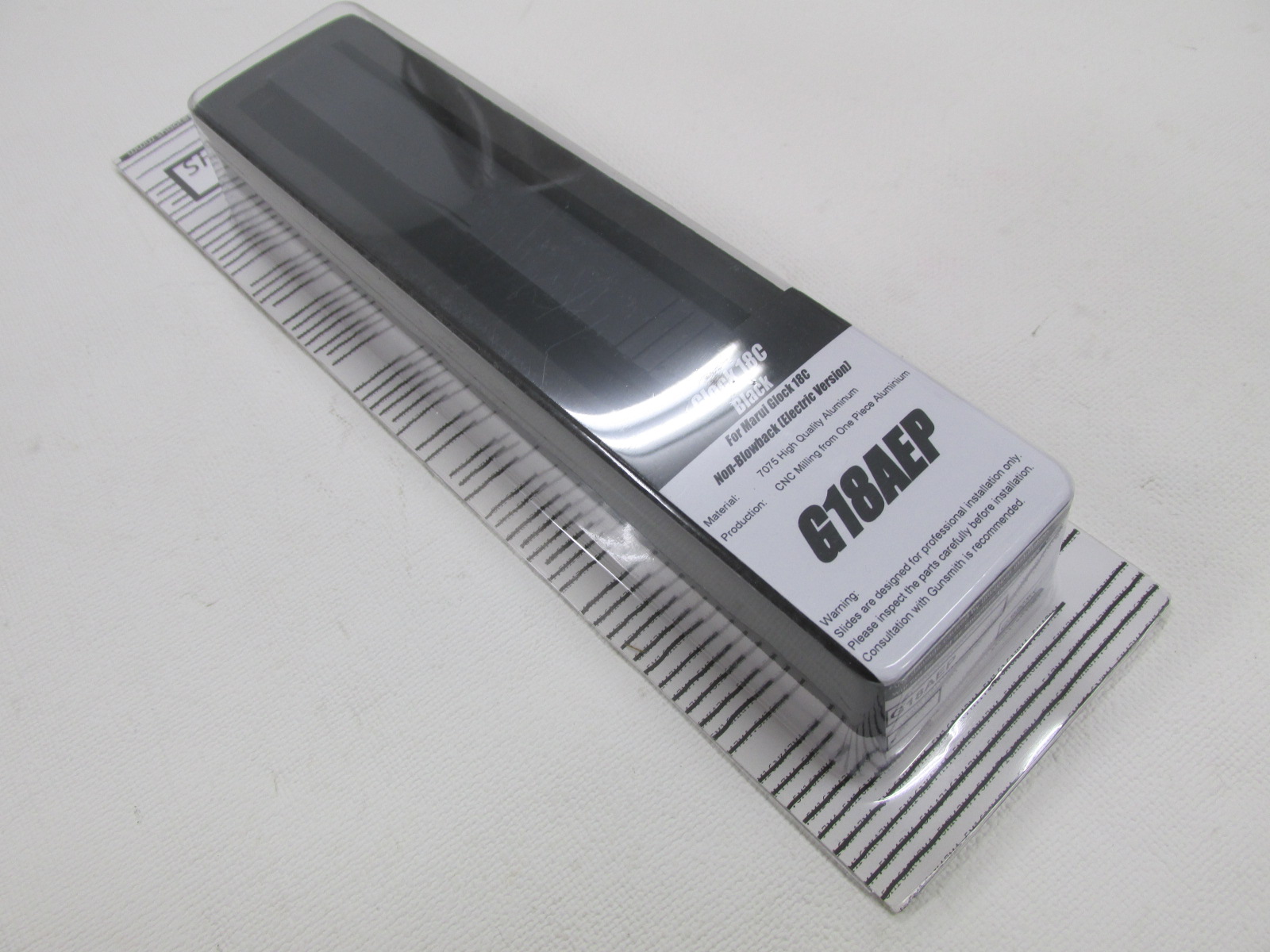 SD製　マルイ電動Ｇ１８Ｃ用アルミCNC削り出しスライド新品ＢＫ