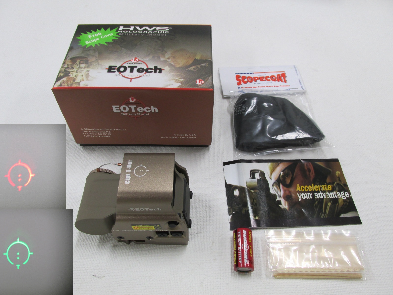 EoTech　558タイプ　QDマウント新品DE