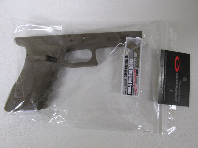 マルイ★グロッグ17,18C用リアルフレームTAN★ガーター製新品