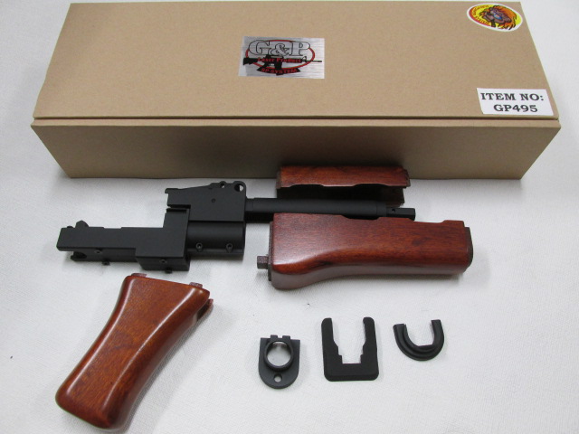 G&P製　マルイAK47S用リアルウッドコンバーションKIT新品
