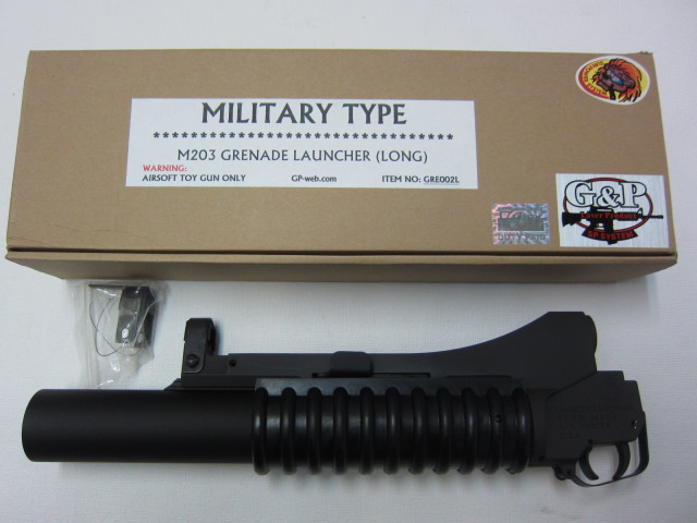 G&P M203グレネードランチャー（ロング）ナイツタイプ GP341L G&P ナイツタイプ M203 グレネード・ランチャー (ロング