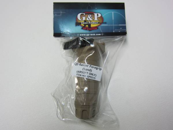 G&P製20ミリレール対応QDフォアグリップＳＡＮＤ新品