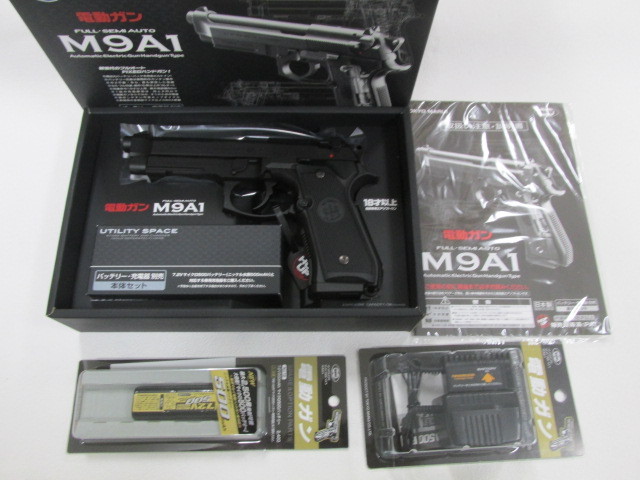 東京マルイ電動 M9A1本体、バッテリー、充電器セット新品