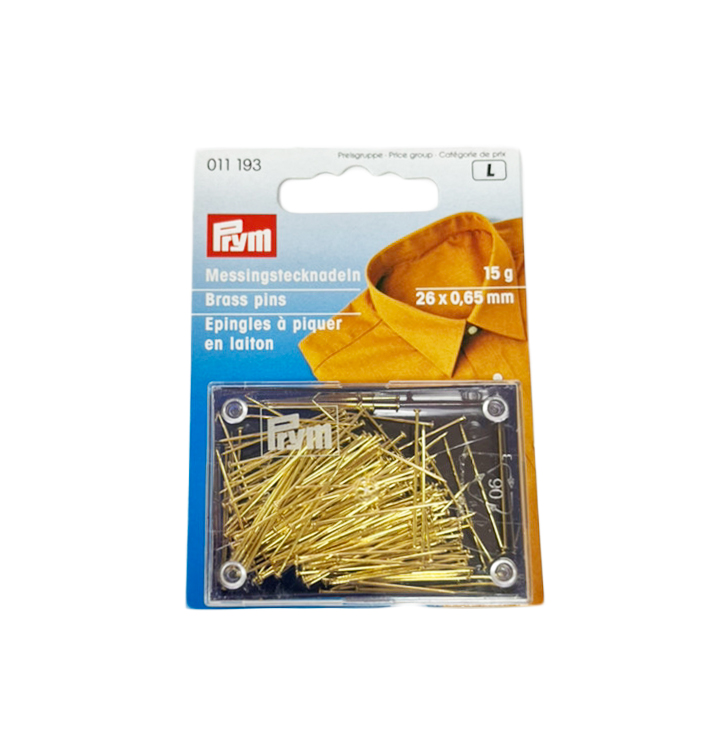 《Prym》プリム・真鍮シルクピン　26mmｘ0.65mm　15g　11193