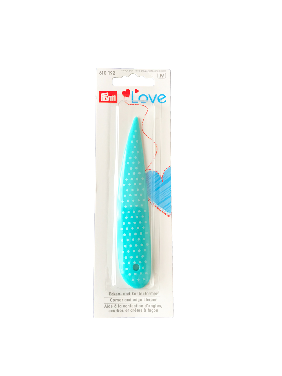 《Prym》プリム　ドイツ・ コーナー＆エッジ・シェーパー　新色ミントグリーン　角出しヘラ　125mm