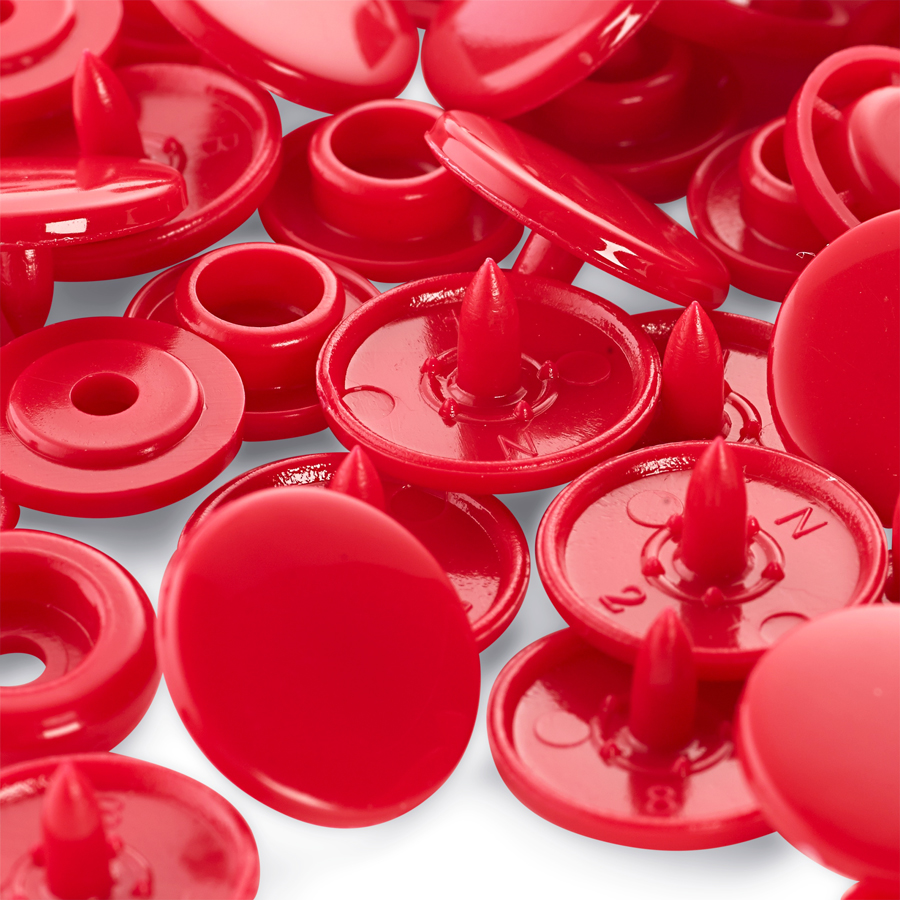 《Prym》プリム・スナップ プラスチックカラーボタン（ホック）丸型 12.4mm／30セット入り　リフィール 全35色