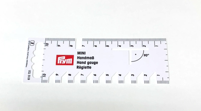 《Prym》プリム　ドイツ・ ミニ ハンドソーイングゲージ　計測：10cm
