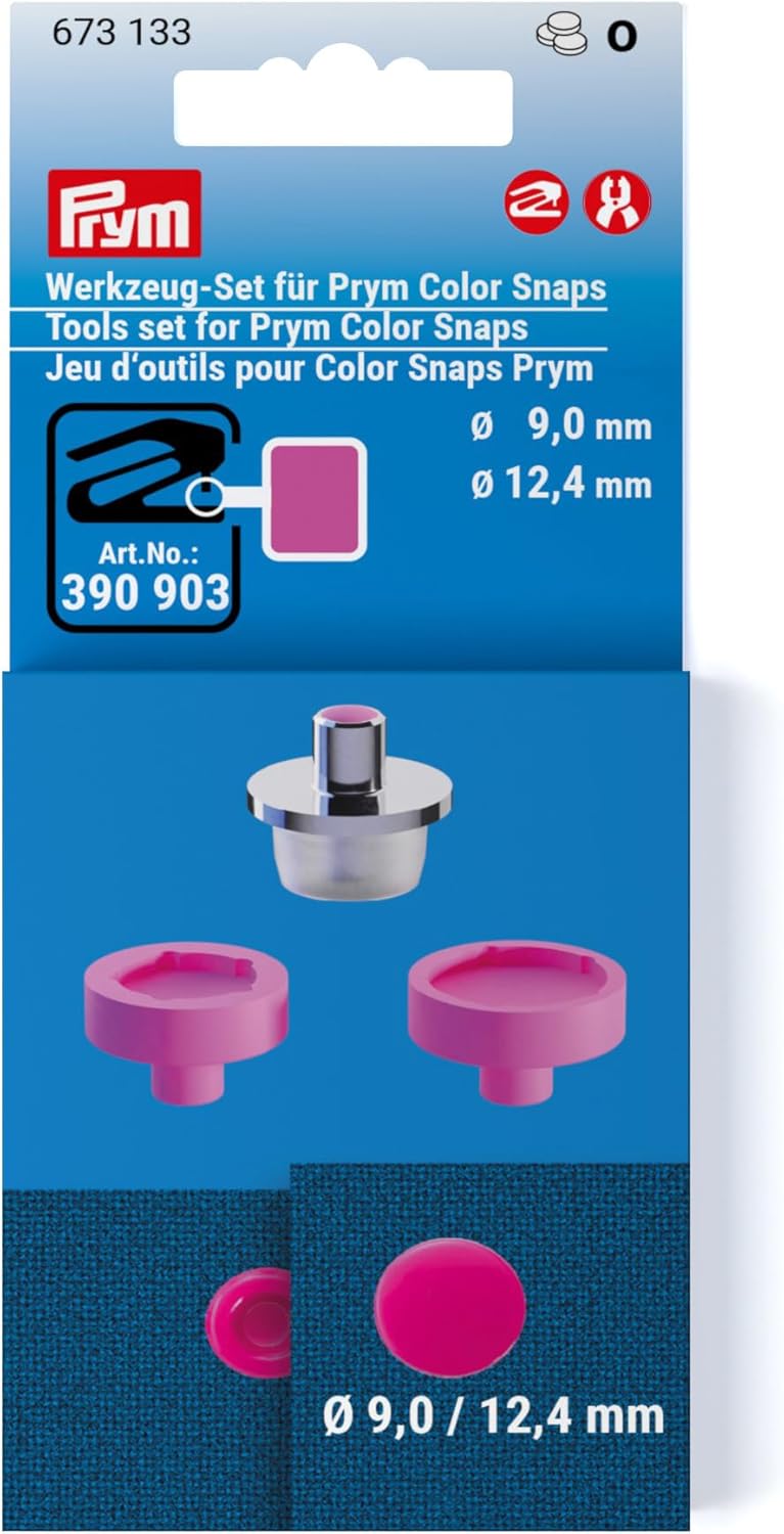《Prym》プリム・ヴァリオシリーズ用　カラースナップ（9mm/12.4mm対応）※取付け用※アタッチメント　Prym VARIO Creative Tool　673133