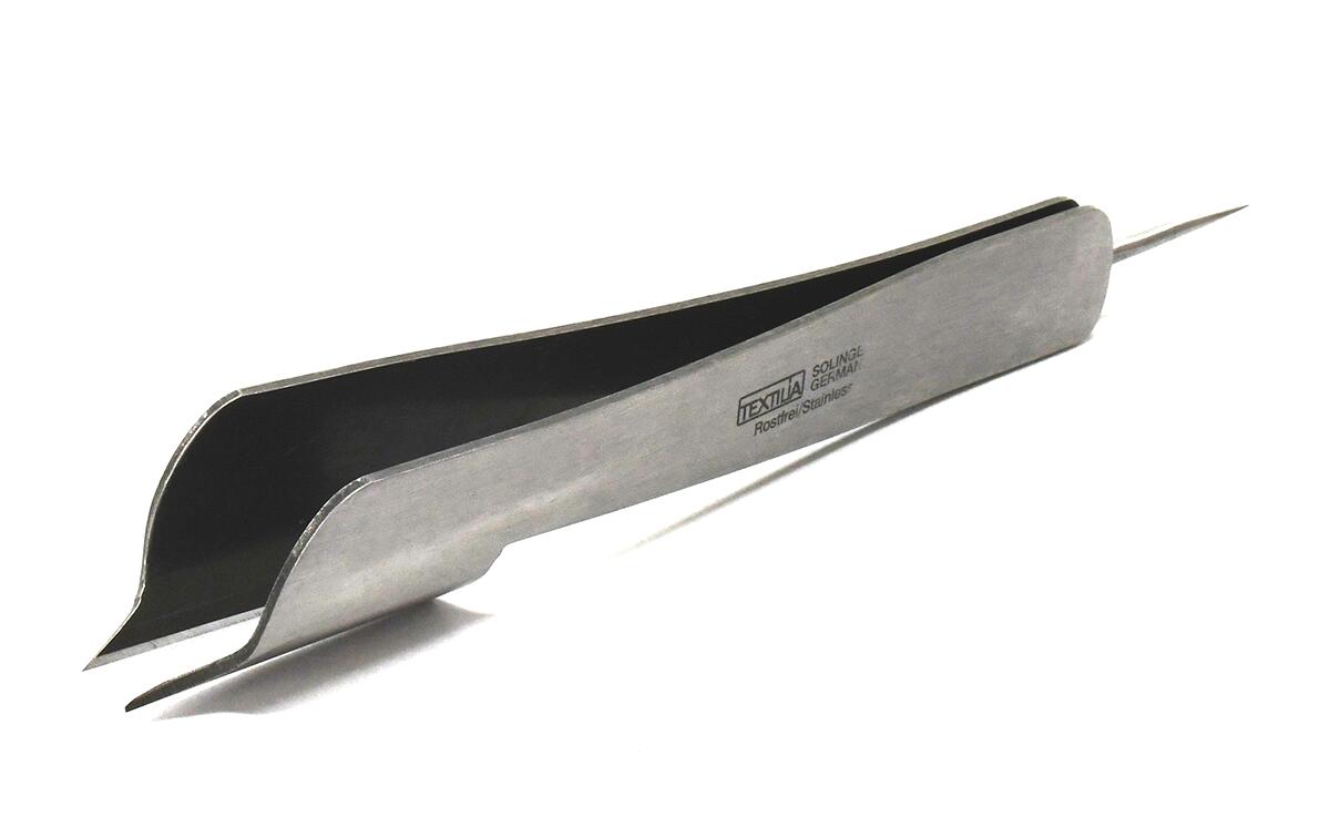 ドイツ製・高級デラックス毛抜き&目打ち・ゾーリンゲン　SOLINGEN　全長167mmx（26mm目打ち部分）　79645RS　DX THREAD PICKER  AWLS　Made in Germany
