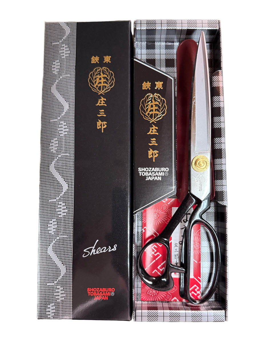 【※在庫限り！※】庄三郎作・260mm　SHOZABURO TOBASAMI　裁ちばさみ　高級ハサミ　ラシャ切　A-260